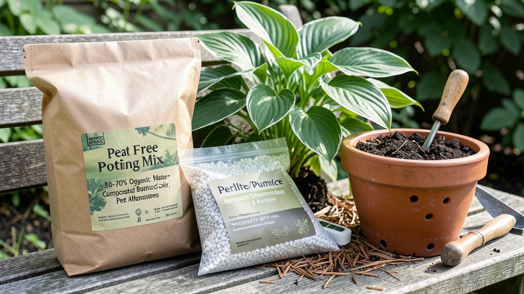 Best Soil Mix for Hostas in Pots: Moisture-Retentive, Airy Loam for Lush Foliage