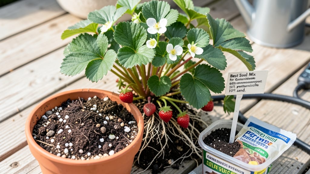 Best Soil for Strawberries in Containers: Acidic Loam With Perfect Drainage for Bountiful Fruit
