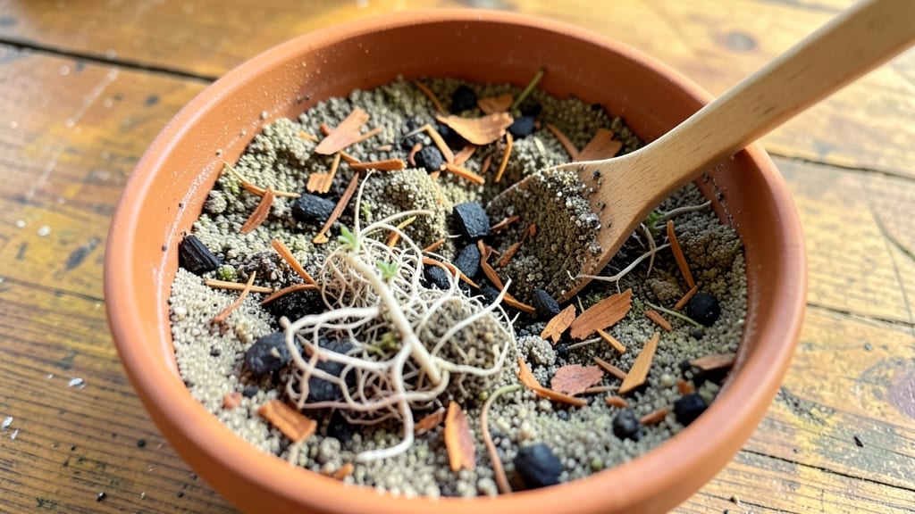 Bark and Charcoal Soil Amendment