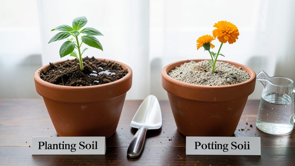 Planting Soil vs Potting Soil: When to Use Each for Thriving Plants