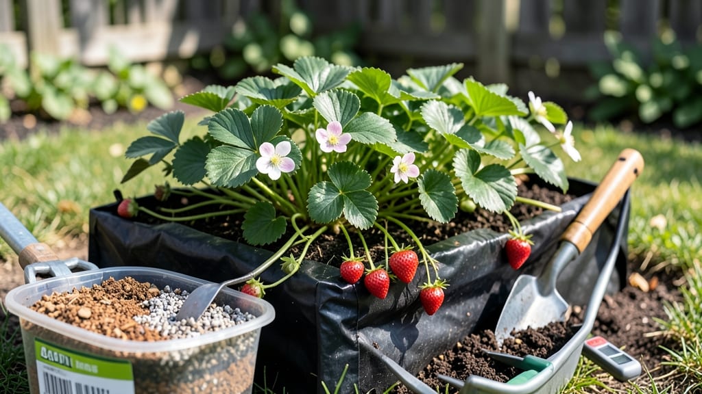 Strawberry Soil Mix Ratio: Perfect Blend for Optimal Fruit Growth and Drainage