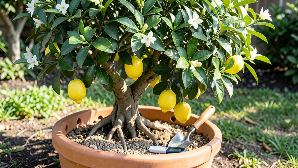 Soil for Citrus Trees in Containers: Fast-Draining Acidic Mix for Thriving Fruit