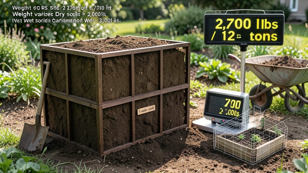 How Much Does a Cubic Yard of Soil Weigh: Dry vs Wet Weight Breakdown