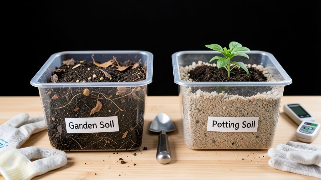 Is Garden Soil the Same As Potting Soil: Key Differences for Plant Health
