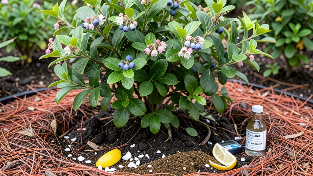 How to Make Soil More Acidic Naturally: Peat Moss and Vinegar Synergy for Blueberry Beds