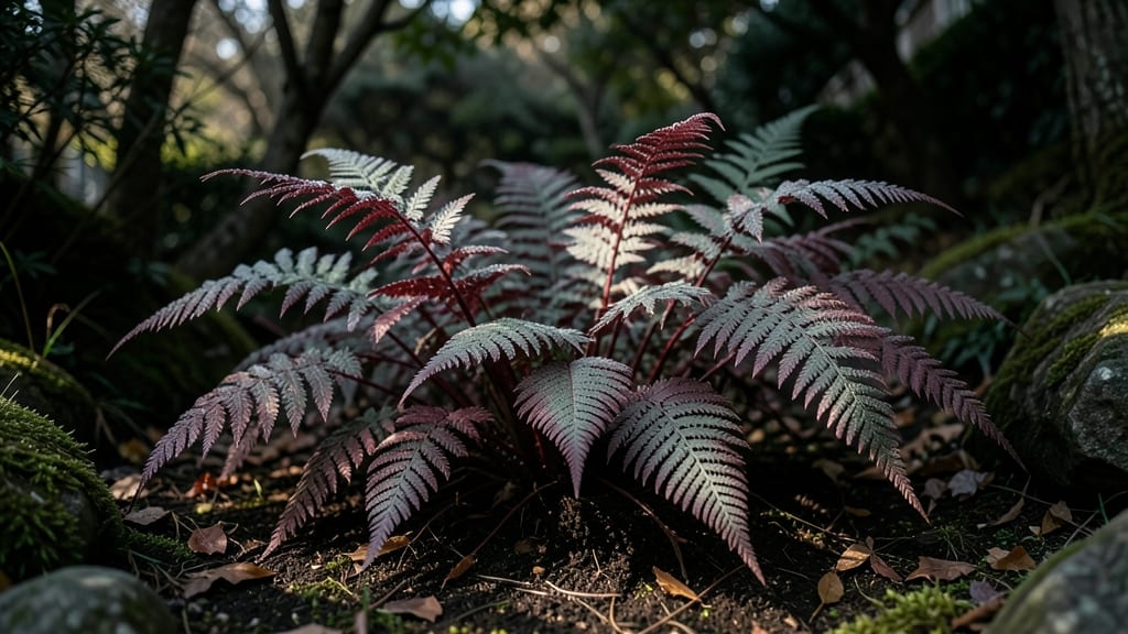 Japanese Painted Fern for Unique Texture