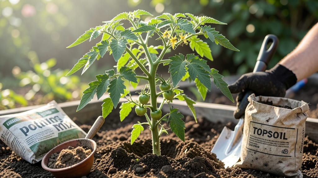Can You Use Potting Soil in the Ground: When and How to Avoid Root Rot